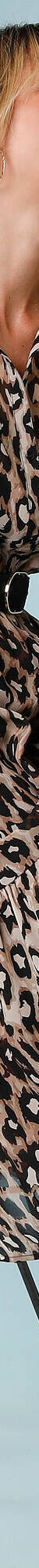 Robe chemisier spécial Petites imprimée léopard (taupe / noir) Robe chemisier spécial Petites imprimée léopard (taupe / noir)